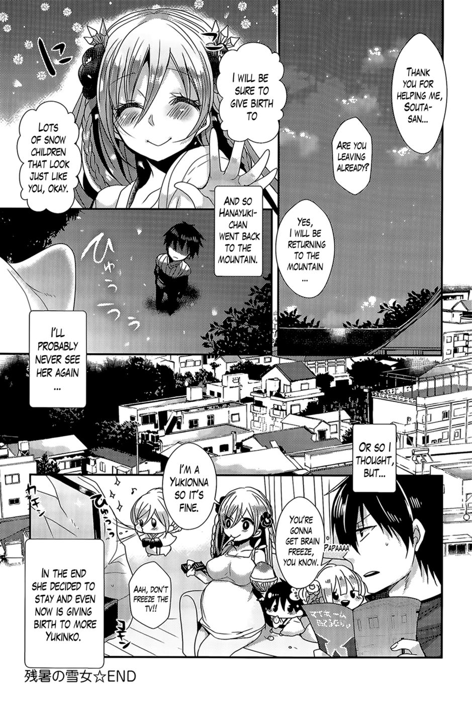 Hentai Manga Comic-The Yukionna in the Lingering Summer Heat-Read-20